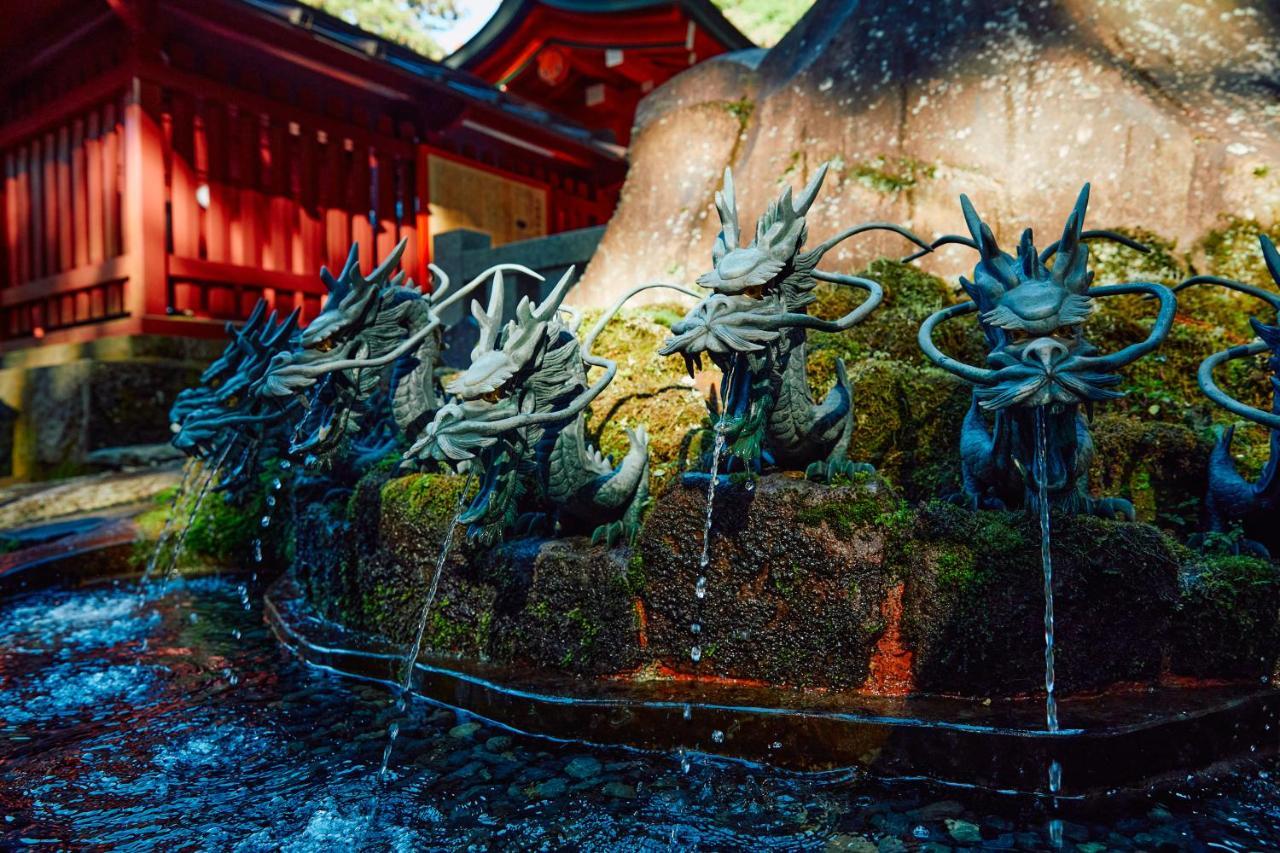 Villa Hakone Kabuto 古民家旅館 150平米 バス停迄一分 準天然温泉 最大12名 Kültér fotó