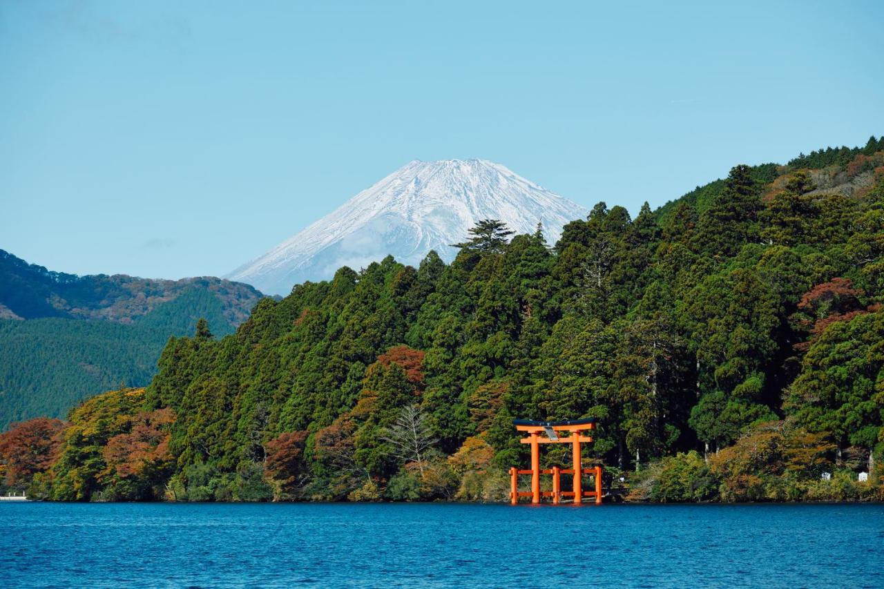 Villa Hakone Kabuto 古民家旅館 150平米 バス停迄一分 準天然温泉 最大12名 Kültér fotó
